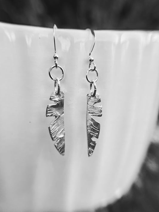 Joyeria en Plata-Hojas de Platano